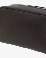 RESORT WASH BAG DARK BROWN - Image 2