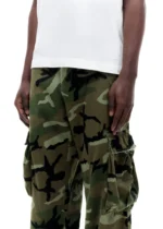 RIPSTOP CAMO CARGO TROUSER BLACK - Image 2