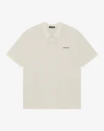 SHEER MINI LOGO POLO VINTAGE WHITE