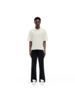 SHEER MINI LOGO POLO VINTAGE WHITE - Image 3
