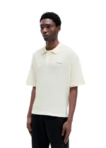 SHEER MINI LOGO POLO VINTAGE WHITE - Image 2