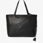 SHRUNKEN LEATHER HEATHROW HANDBAG BLACK