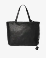 SHRUNKEN LEATHER HEATHROW HANDBAG BLACK