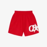 STAR MESH SHORTS RED