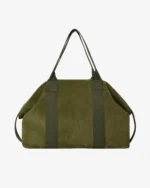 SUEDE MILITARY DUFFLE KHAKI