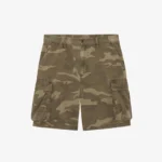 SURPLUS CARGO SHORTS WASHED CAMO