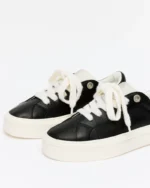 THE WILSON SNEAKER WASHED BLACK - Image 4