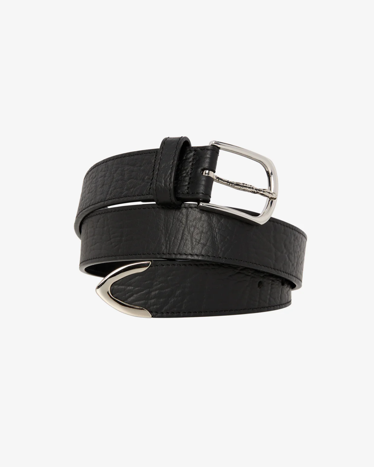WESTERN BELT BISON BLACK WESTERN BELT BISON BLACK - Image 1