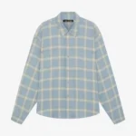 WESTERN CHECK SHIRT BABY BLUE