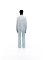 WESTERN CHECK SHIRT BABY BLUE - Image 2