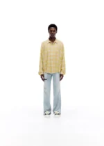 WESTERN CHECK SHIRT YELLOW - Image 4