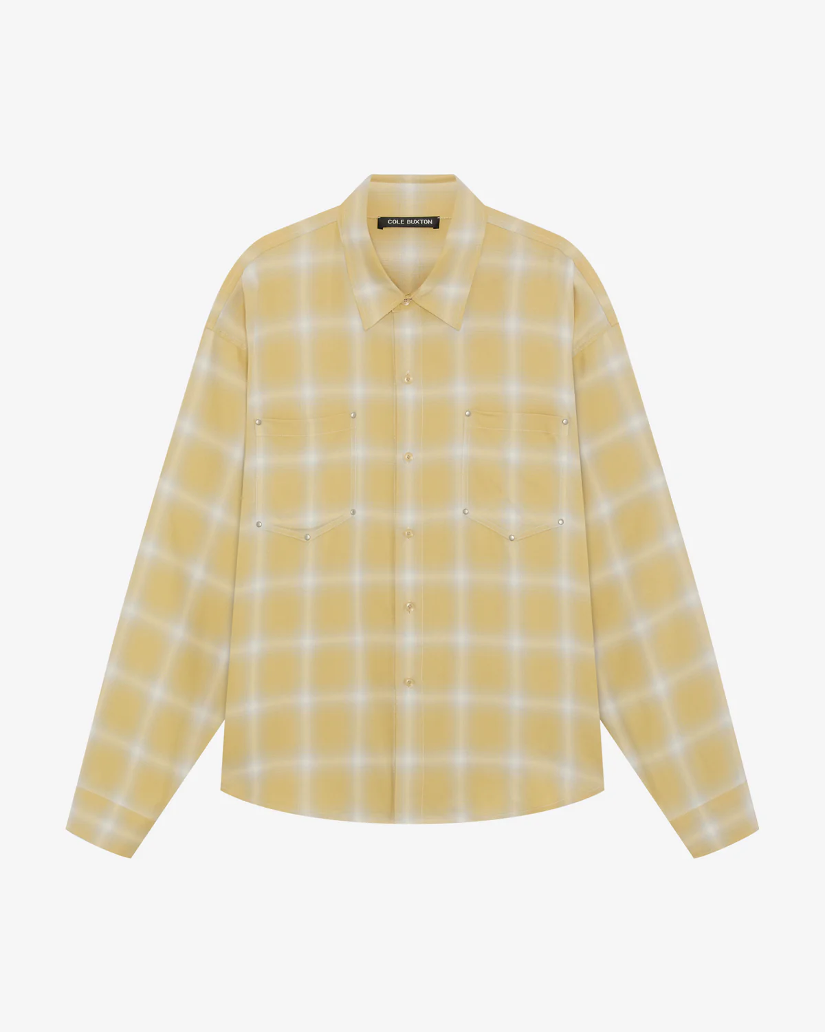 WESTERN CHECK SHIRT YELLOW WESTERN CHECK SHIRT YELLOW - Image 1