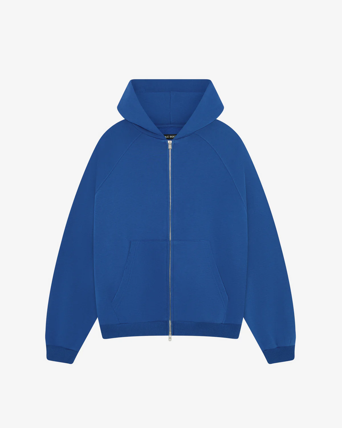 WHITE TAPE ZIPPED HOODIE BLUE WHITE TAPE ZIPPED HOODIE BLUE - Image 1