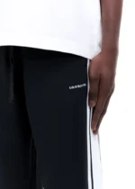 WIDE STRIPE TRACKPANTS BLACK - Image 2
