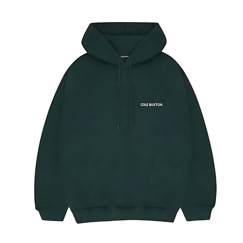 colebuxton.nl CB SPORTSWEAR-GREEN HOODIE - Image 1