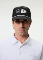 CADDIE CAP BLACK WHITE - Image 3