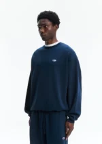 CB CREST SWEATSHIRT NAVY - Image 4