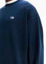 CB CREST SWEATSHIRT NAVY - Image 3