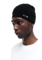 CB SURF RAW EDGE KNIT BEANIE BLACK - Image 4