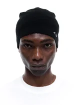 CB SURF RAW EDGE KNIT BEANIE BLACK - Image 2