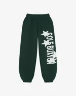 Cole Buxton 4 Star Zipped Tracksuit Forest Green - Image 2