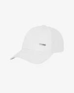 METAL CREST CAP WHITE