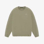PIPED WINDBREAKER SWEATSHIRT BEIGE