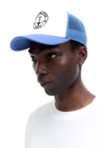 TWO STAR STATE TRUCKER CAP BLUE - Image 2