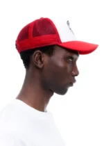 TWO STAR STATE TRUCKER CAP RED - Image 2